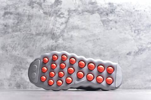 Nike Mind 002 Flyknit Cool Grey Metallic Silver Bright Crimson Training Shoe (BS-59797)