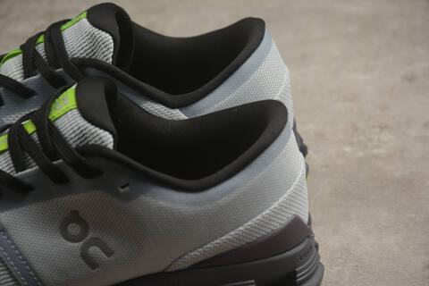 On Running Cloud X 4 3ME30040818 Glacier Grey Black Neon Green US 7 EU 40 UK 6 5 JP 25 Running Shoe Running Sneakers - Men's (BS-59775)