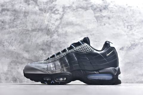 Nike Palace x Air Max 95 Black Metallic Silver Light Blue Sneaker (BS-59640)