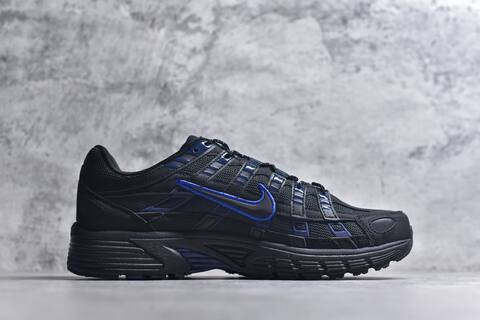 Nike P-6000 Black Royal Blue Running Shoe (BS-59666)