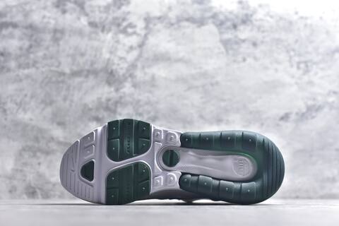 Nike Air Max 270 Premium IO9884-109 White Dark Green Silver Running Shoe (BS-59820)
