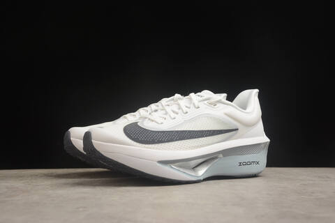 Nike Zoom Fly 6 White Grey Black 250 2 5 Running Shoe (BS-59846)