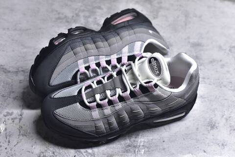 Nike Air Max 95 Grey Black White Pink Sneaker (BS-59637)