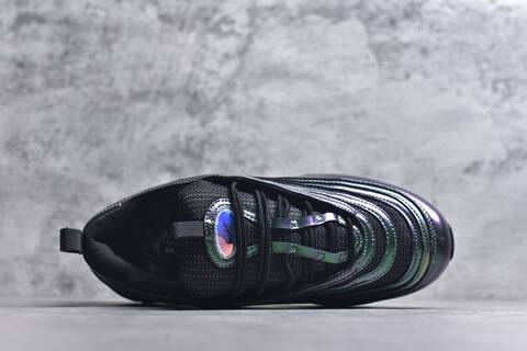 Nike Air Max 97 Black Metallic Green Volt Sneaker (BS-59632)