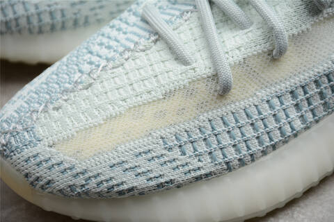 Yeezy Boost 350 V2 FW5317 Cloud White Light Blue Off White Sneaker (BS-87521)
