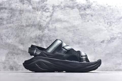 HOKA ONE ONE 1162570 BBLC Black Grey Sandal Casual Sneakers (BS-59644)
