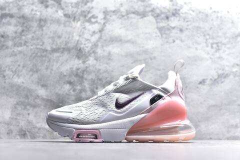Nike Air Max 270 Premium IO9884-111 White Light Pink Metallic Purple Running Shoe (BS-59817)