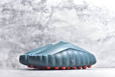 Nike Mind 001 Dark Teal Silver Orange Slides (BS-59827)