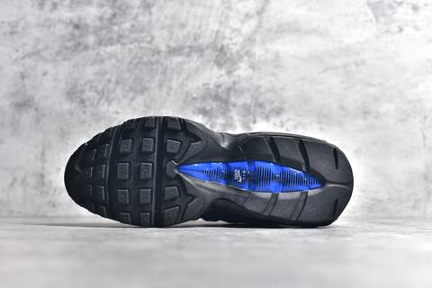 Nike Air Max 95 Black Royal Blue Silver Sneaker (BS-59624)