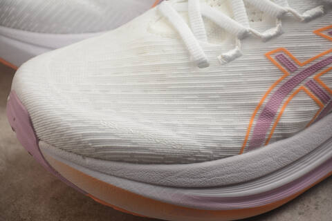 ASICS GEL NIMBUS 27 1012B753 101 White Purple Orange US 8 5 EUR 42 UK 7 5 CM 26 5 Running Shoe Running Sneakers - Men's (BS-59748)
