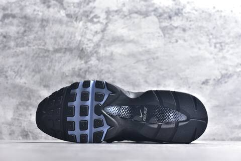 Nike Palace x Air Max 95 Black Metallic Silver Light Blue Sneaker (BS-59640)