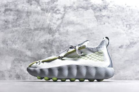 Nike Mind 002 Flyknit IR2176-100 White Grey Volt Black Running Shoe (BS-59808)