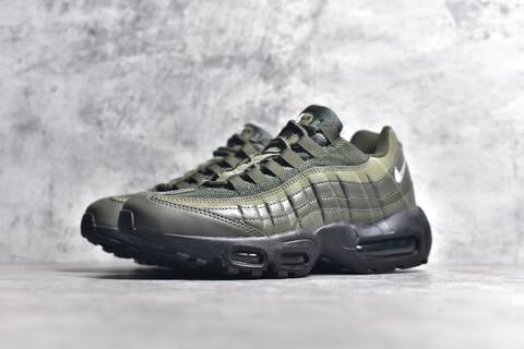 Nike Air Max 95 Olive Green Black Sneaker (BS-59629)