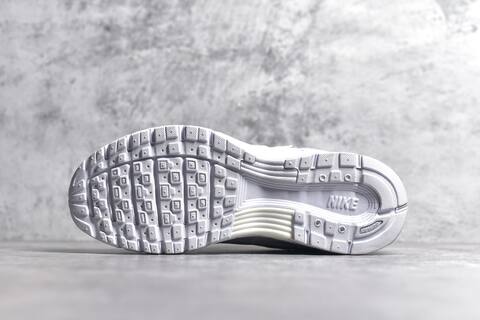 Nike P-6000 White Light Grey Cream Running Shoe (BS-59690)