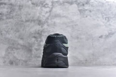 Nike P-6000 Black Dark Grey Clay Green Running Shoe (BS-59675)