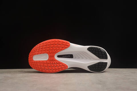 Nike Zoom Fly 6 White Bright Orange Black 260 JP EU 41 Running Shoe - Men's (BS-59843)