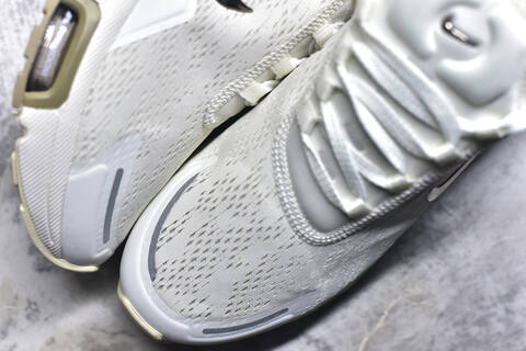 Nike Air Max 270 Premium IO9883-101 Off White Metallic Silver Light Beige Running Shoe (BS-59811)