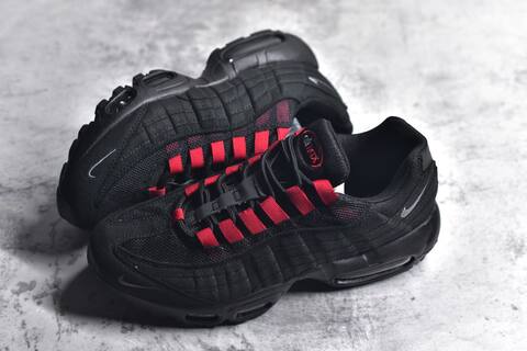 Nike Air Max 95 Black Red Silver Sneaker (BS-59622)