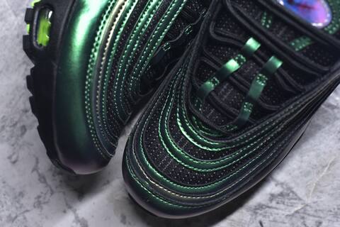Nike Air Max 97 Black Metallic Green Volt Sneaker (BS-59632)