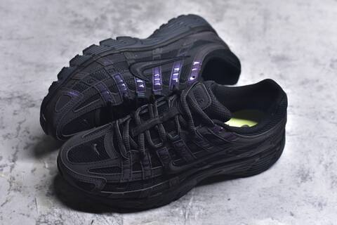 Nike P-6000 Black Iridescent Purple Volt Running Shoe (BS-59669)