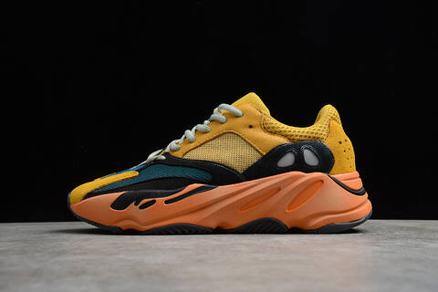 Yeezy BOOST 700 Yellow Orange Black Teal Grey Sneaker (BS-87557)