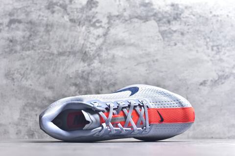 Nike REACTX PEGASUS Plus Light Grey Navy Blue Bright Red White Running Shoe (BS-59554)