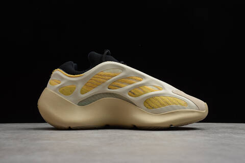 Yeezy 700 V3 Srphym G54853 Cream Yellow Beige Black Sneaker (BS-87558)