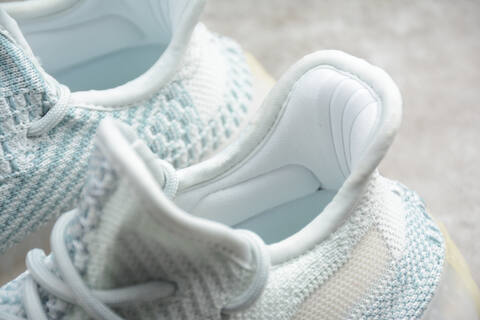 Yeezy 350 V2 White Light Blue Off White Sneaker (BS-87535)