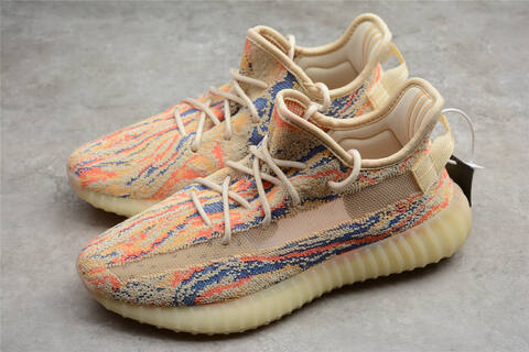 Yeezy Boost 350 V2 MX Oat GW3773 Beige Blue Orange Yellow Sneaker (BS-87514)