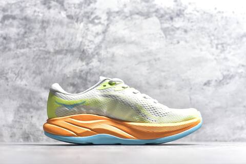 HOKA Rincon 4 White Orange Blue Neon Yellow Running Shoe Running Sneakers (BS-59409)