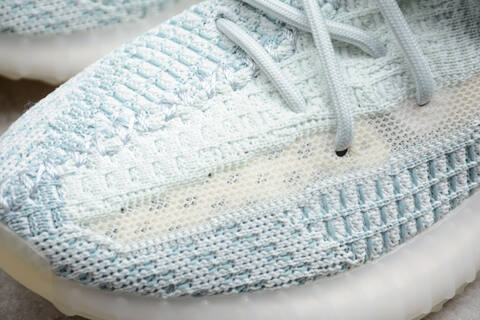 Yeezy 350 V2 White Light Blue Off White Sneaker (BS-87535)