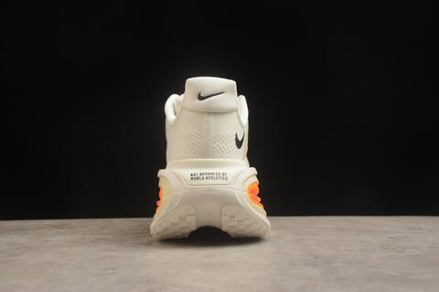 Nike Vomero Premium White Orange Blue Running Shoe (BS-59727)