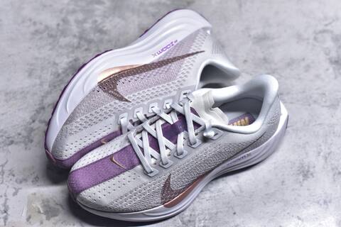 Nike REACTX PEGASUS Plus White Purple Gold Rose Gold Running Shoe (BS-59558)