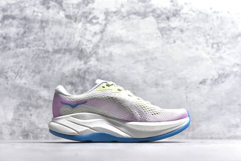 HOKA Rincon 4 White Pink Blue Neon Yellow Running Shoe Running Sneakers (BS-59414)