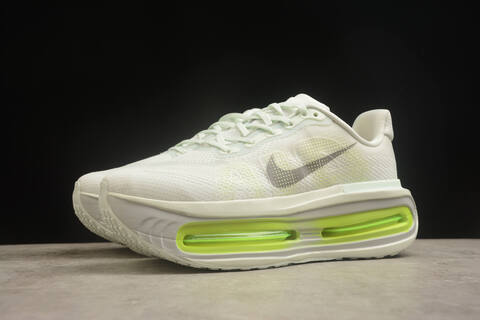Nike Vomero Premium White Beige Orange Neon Green Running Shoe (BS-59712)