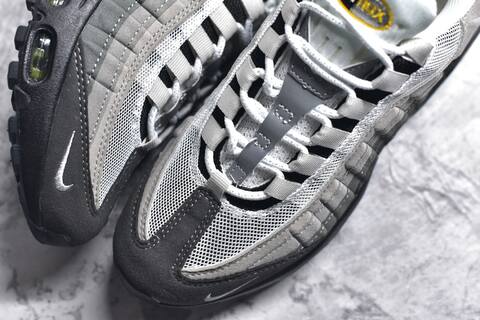 Nike Air Max 95 Grey Black White Yellow Sneaker (BS-59628)