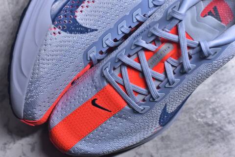 Nike REACTX PEGASUS Plus Light Grey Navy Blue Bright Red White Running Shoe (BS-59554)