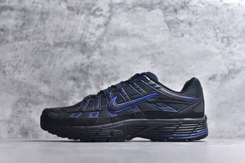 Nike P-6000 Black Royal Blue Running Shoe (BS-59666)