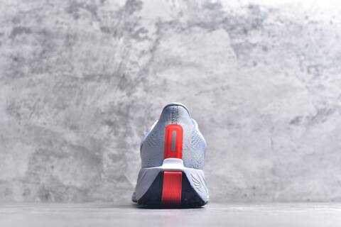 Nike REACTX PEGASUS Plus Light Grey Navy Blue Bright Red White Running Shoe (BS-59554)