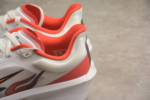 Nike Zoom Fly 6 White Bright Orange Black 260 JP EU 41 Running Shoe - Men's (BS-59843)