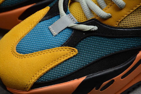 Yeezy BOOST 700 Yellow Orange Black Teal Grey Sneaker (BS-87557)