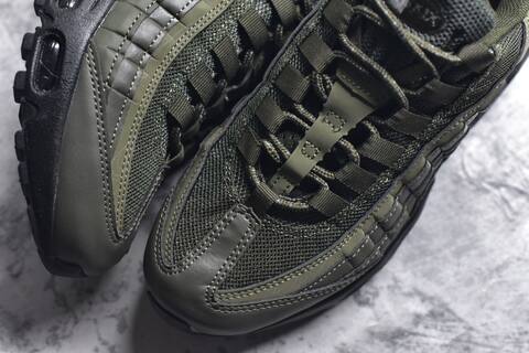 Nike Air Max 95 Olive Green Black Sneaker (BS-59629)