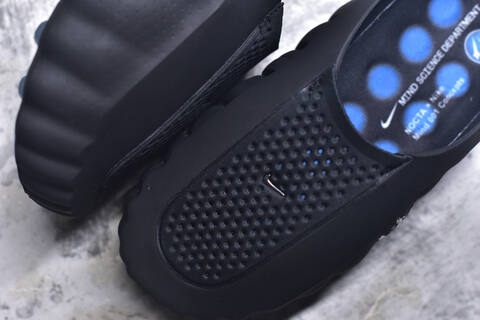 Nike NOCTA x Nike Mind 001 Concepts Black Blue Silver Slides (BS-59698)
