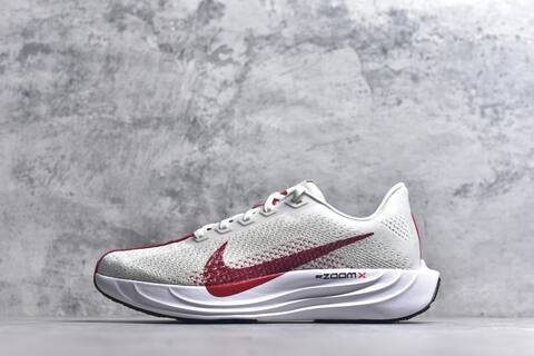 Nike REACTX PEGASUS Plus White Red Black Running Shoe (BS-59557)