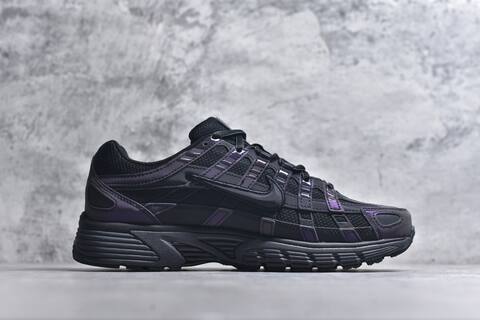 Nike P-6000 Black Iridescent Purple Volt Running Shoe (BS-59669)