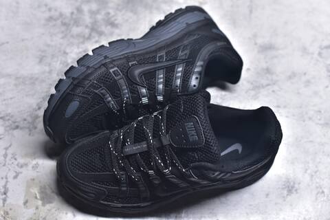 Nike P-6000 Black Dark Grey Running Shoe (BS-59655)