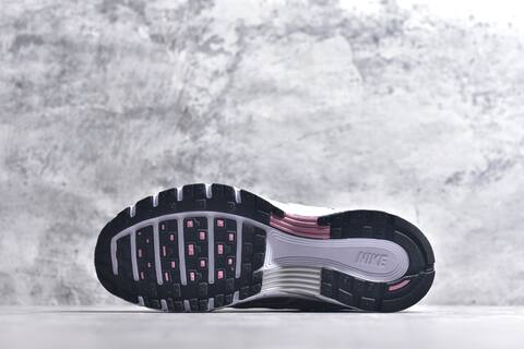 Nike P-6000 White Silver Pink Purple Black Running Shoe (BS-59651)