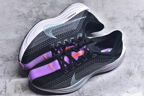 Nike REACTX PEGASUS Plus Next Nature Black Purple Light Blue Orange White Running Shoe (BS-59559)