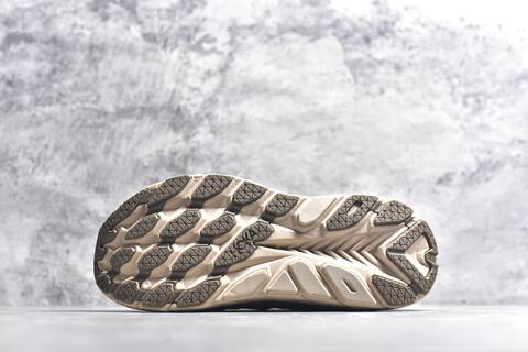 HOKA ONE ONE Project Clifton Beige Pale Yellow Off White Black Running Shoe Running Sneakers (BS-59542)