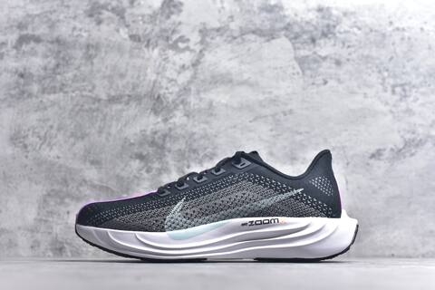 Nike REACTX PEGASUS Plus Next Nature Black Purple Light Blue Orange White Running Shoe (BS-59559)
